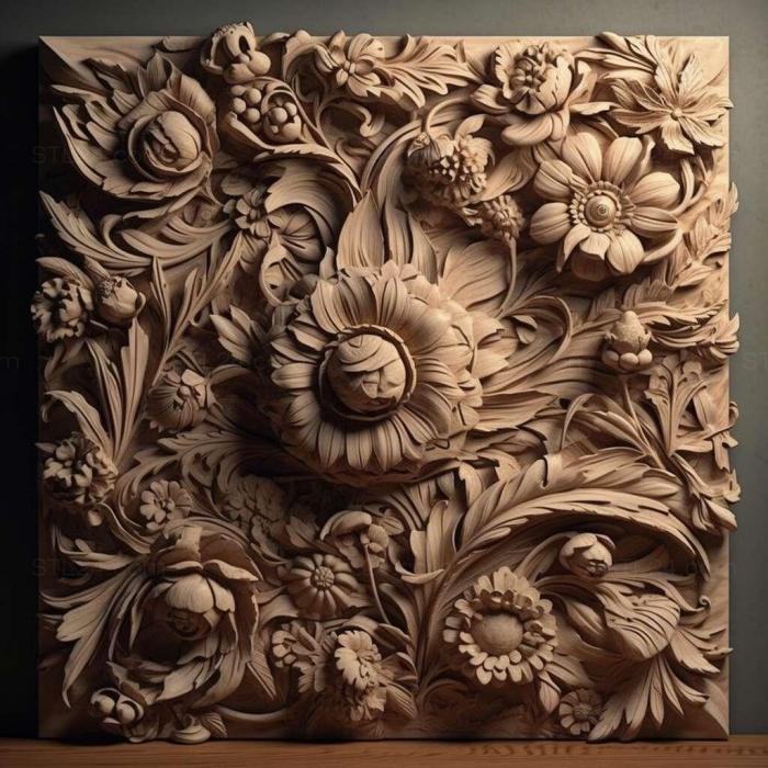 Patterns and decorations (stl The blog 1, PATTERN_2689) 3D models for cnc